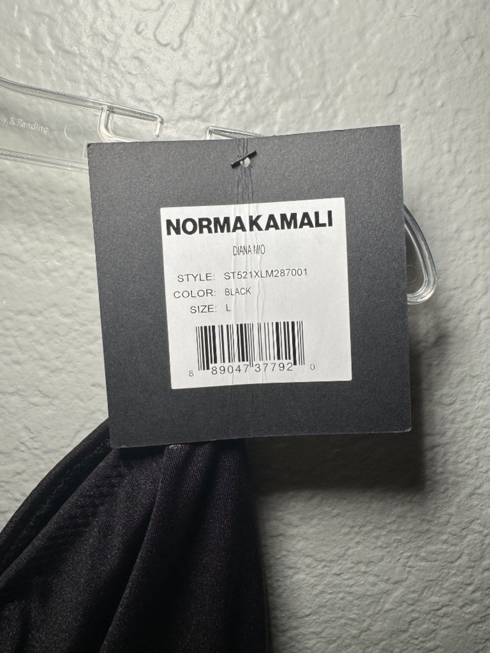Norma Kamali Diana Mio Black Swimwear NWT - Picture 5 of 11